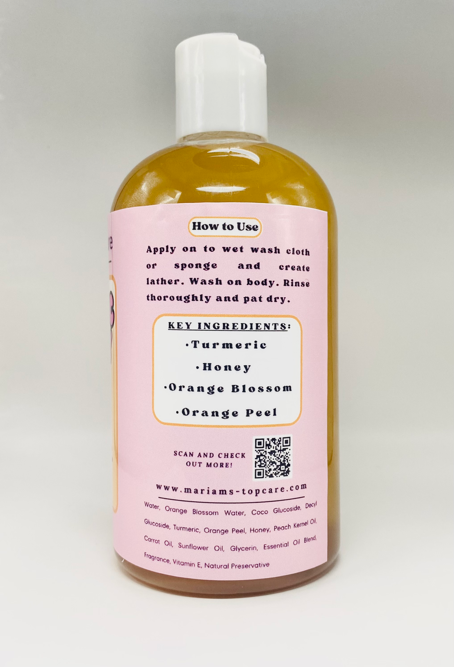 Turmeric & Honey Body Wash