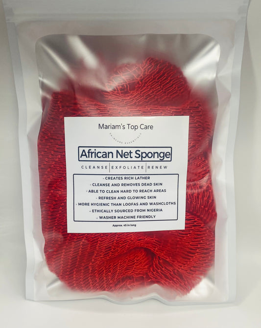 African Net Sponge - 45" - Red