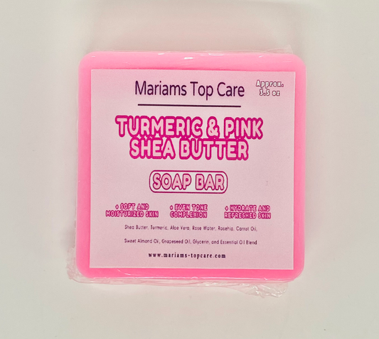 Turmeric & Pink Shea Butter Soap Bar